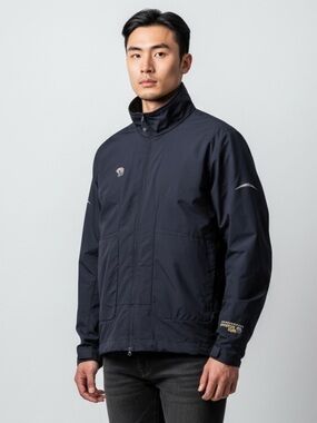 MOUNTAIN Hardwear black reflective lightweight rain shell size XL